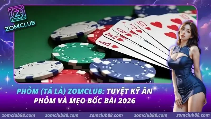 Phỏm (Tá Lả) ZomClub: Tuyệt Kỹ Ăn Phỏm Và Mẹo Bốc Bài 2026